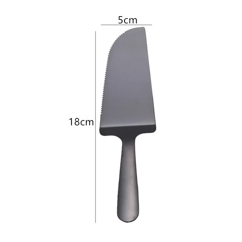 Stainless Steel Large Triangular Cake Spatula Pizza Pie Shovel Cookies Bread Cutter Home Pastry Baking Tools Kitchen Accessories