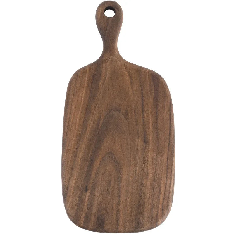 Quality Kitchen Wooden Chopping Blocks Beech Walnut Cutting Board Pizza Bread Fruit Sushi Tray Hangable Non-slip Kitchen Tools