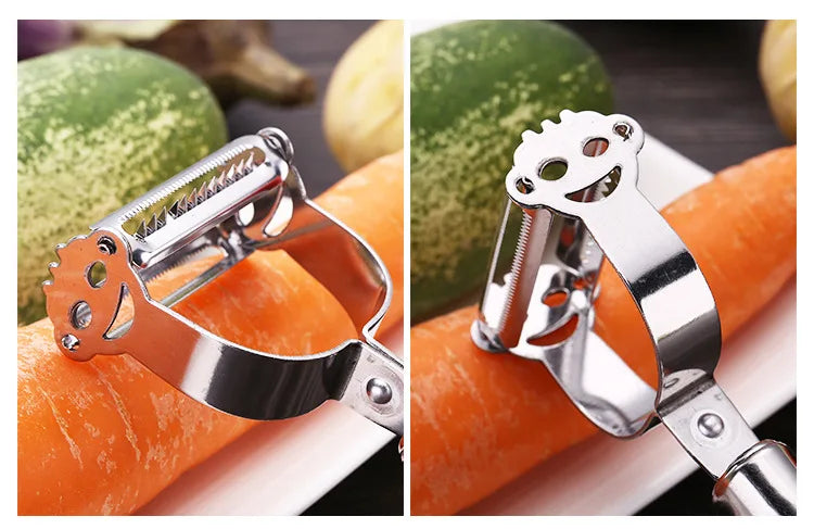 Stainless Steel Fruit & Vegetable Peeler Julienne Cutter Tools Multifunction Potato Carrot Peelers Grater Kitchen Gadgets