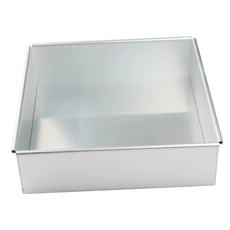 4/5/6/8/10inch Aluminum Alloy Nonstick Square Cake Pan With Removable Bottom Cheesecake Mold DIY Cake Baking Pan Kitchen Tools