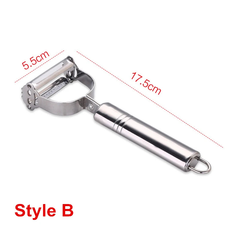 Stainless Steel Fruit & Vegetable Peeler Julienne Cutter Tools Multifunction Potato Carrot Peelers Grater Kitchen Gadgets