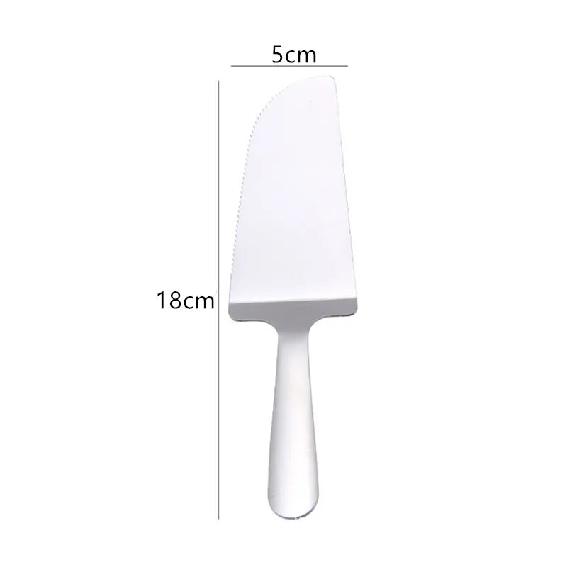 Stainless Steel Large Triangular Cake Spatula Pizza Pie Shovel Cookies Bread Cutter Home Pastry Baking Tools Kitchen Accessories