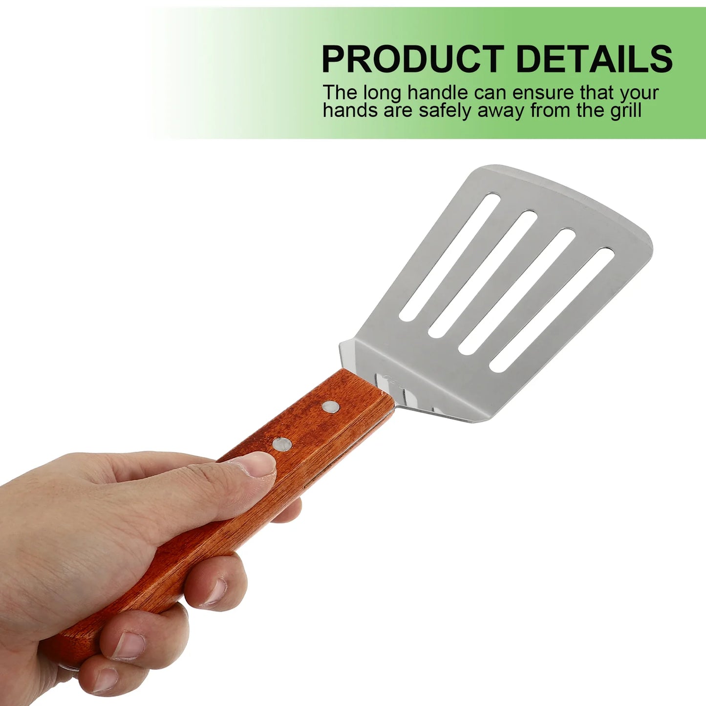 Non Stick Egg Stainless Steel Frying Spatula Spatulas for Nonstick Cookware 22X105CM Fish