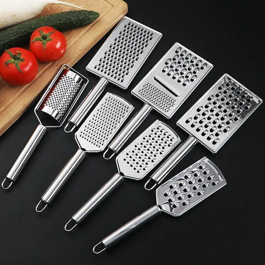 Multi-Purpose Cheese Lemon Grater for Fruit Vegetables Stainless Steel Potato Carrot Slicer Peeler Food Crusher Kitchen Gadgets