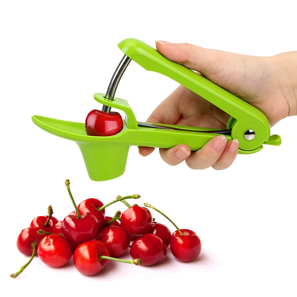 Plastic Fruits Gadgets Tools Keep Complete Cherry Core Seed Remover Kitchen Accessories Cherry Pitter Olives Go Nuclear Device