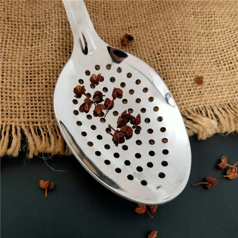 Small Colander Hot Pot Colander  Thickened Household Deep-Fried Dumpling Nooodle Spoon Tea Spoon Spoon Kitchen Gadgets