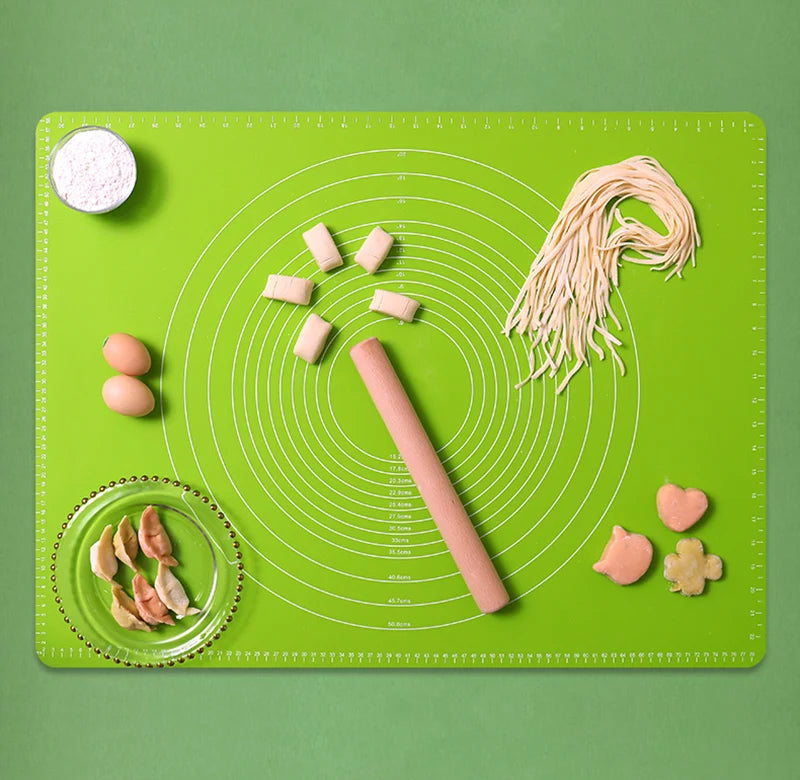 Silicone Non-Stick Mat Rolling Dough Pad Kitchen Tools Kitchen Tools 29*26cm Baking Mat Cake Board Useful Kitchen Accessories