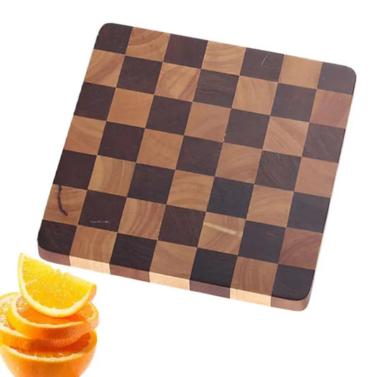 Cutting Board For Kitchen Anti-Slip Wood Chopping Board Contrast Color Design Chopping Board For Cucumber Potato Pork Ribs Chili