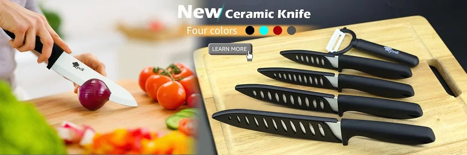 Ceramic Knife Set Bread Chef Petty Kitchen Knives Sashimi Sushi Knife Meat Slicing Fruit Vegetable Nakiri Knives