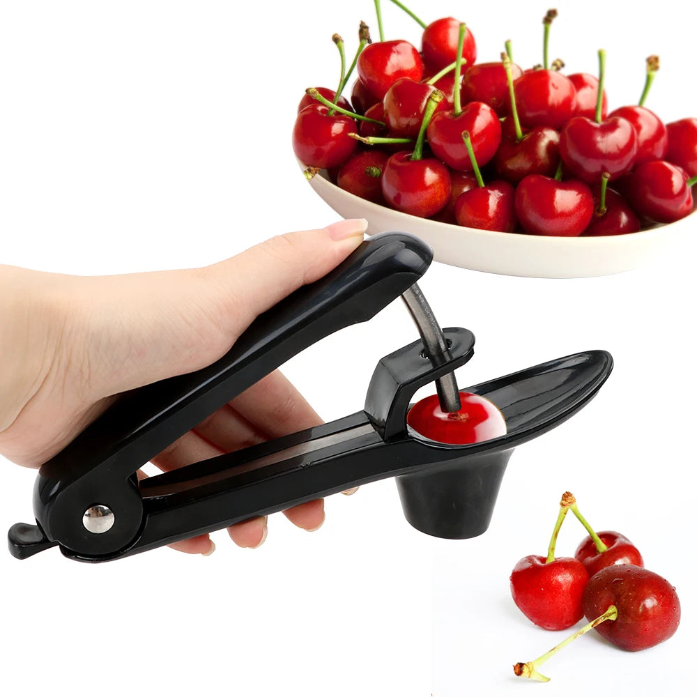 Plastic Fruits Gadgets Tools Keep Complete Cherry Core Seed Remover Kitchen Accessories Cherry Pitter Olives Go Nuclear Device