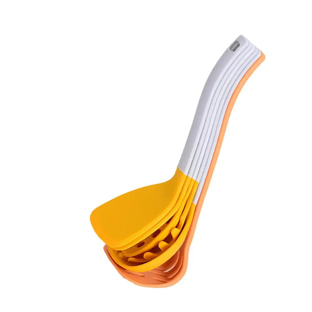 Silicone Spatula Kitchen Set 6Pcs Silicone Kitchenware Portable Silicone Spatula Cookware Utensils Set For Cooking Baking