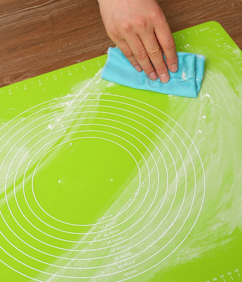 Silicone Non-Stick Mat Rolling Dough Pad Kitchen Tools Kitchen Tools 29*26cm Baking Mat Cake Board Useful Kitchen Accessories