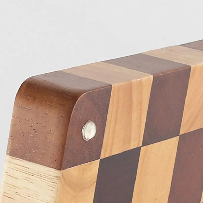 Cutting Board For Kitchen Anti-Slip Wood Chopping Board Contrast Color Design Chopping Board For Cucumber Potato Pork Ribs Chili