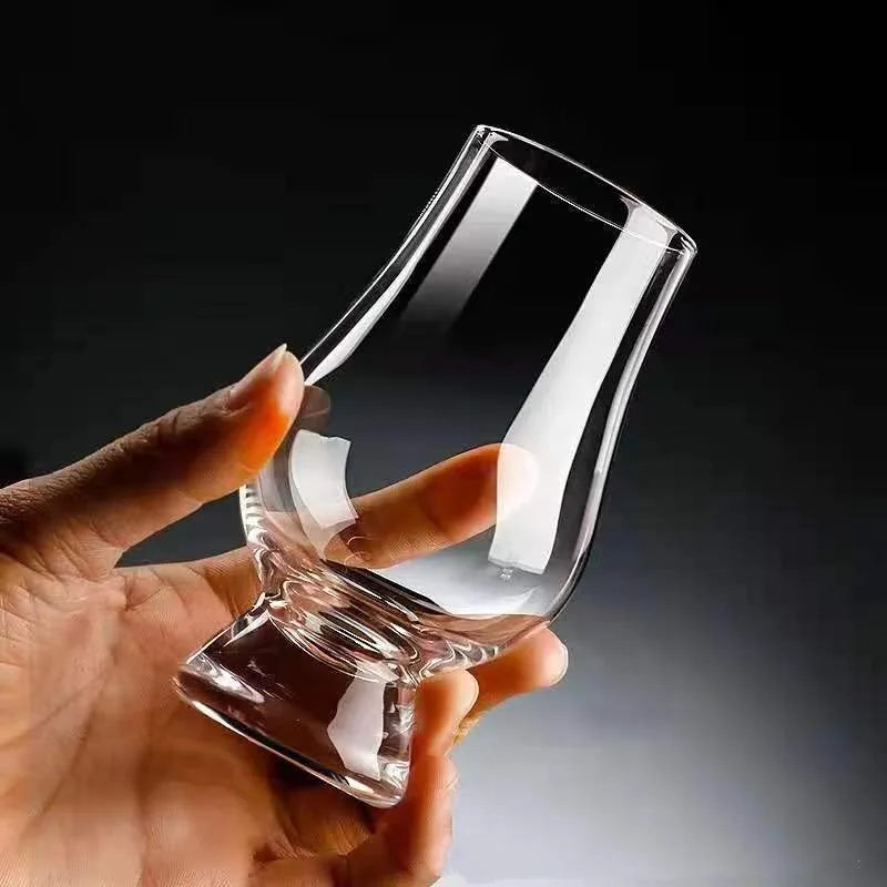 1/6PCS 200ML Whiskey Cup Set Transparent Lead Free Clear Crystal Glass Wine Cup Spirits Wine Scotch Durable Drinking Glasses Mug