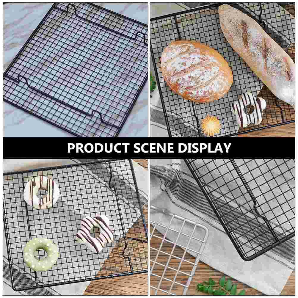 Stainless Steel Grill Grate Cake Bread Cooling Rack Outdoor Pizza Oven Kitchen Baking Tools