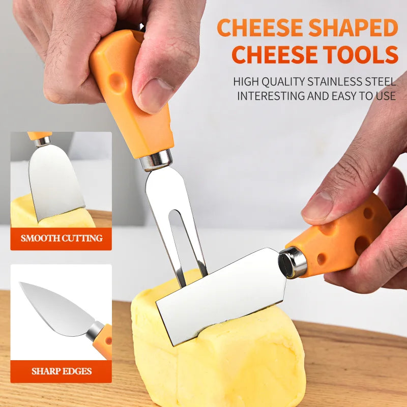 10pcs Cheese Slicer Kit Cutting Board with 5 Cutting Wires Cheese Knifes  Stainless Steel Cheese Cliser Wires for Cheese Tools