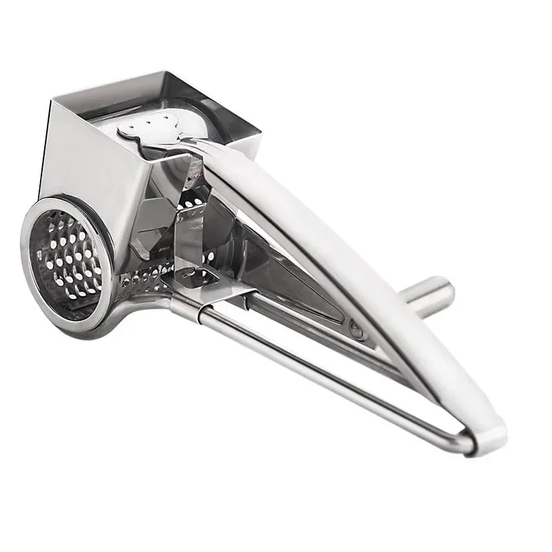 Stainless Steel Cheese Grater Multi-function Kitchen Rotary Planer Cylinders Vegetable Chocolate Cutter Slicer Shredder