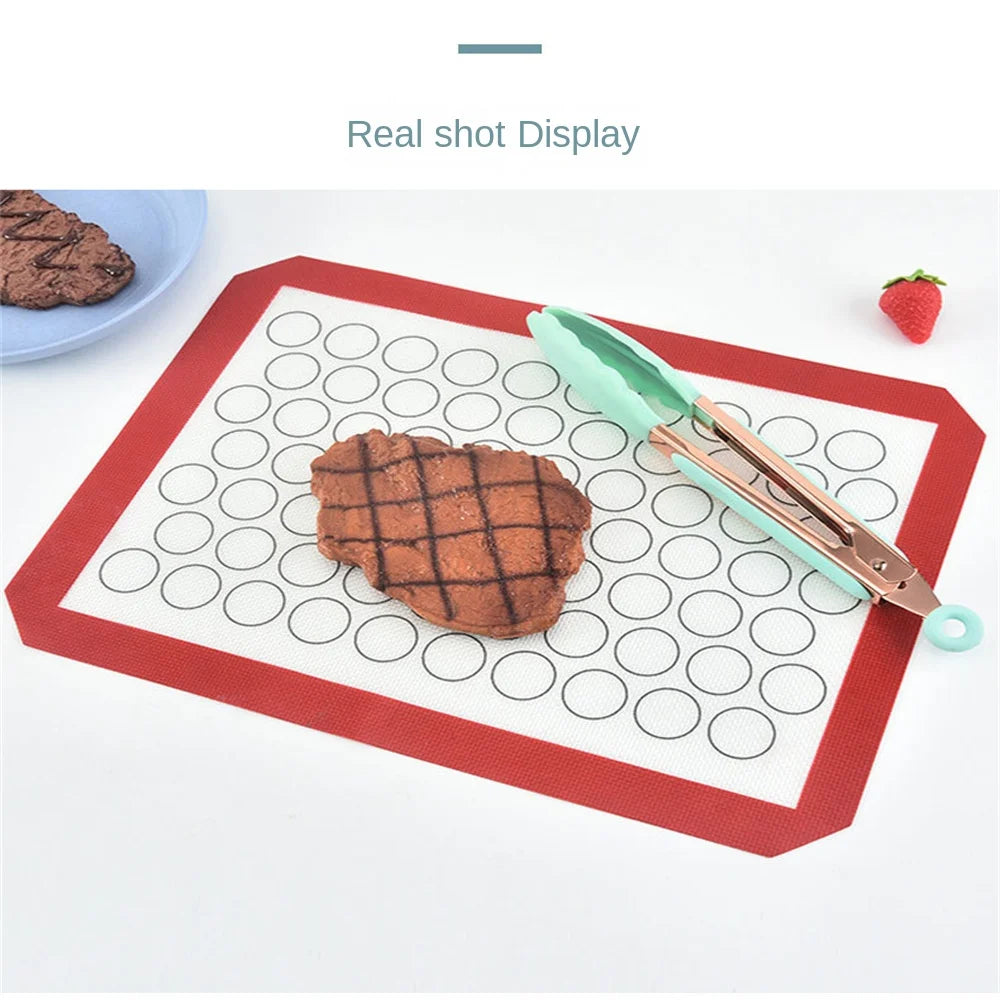 Baking Kneading Mat Non-stick High Temperature Resistant For Kitchen Cooking Pastry Sheet Oven Mat Cookware Baking Mat