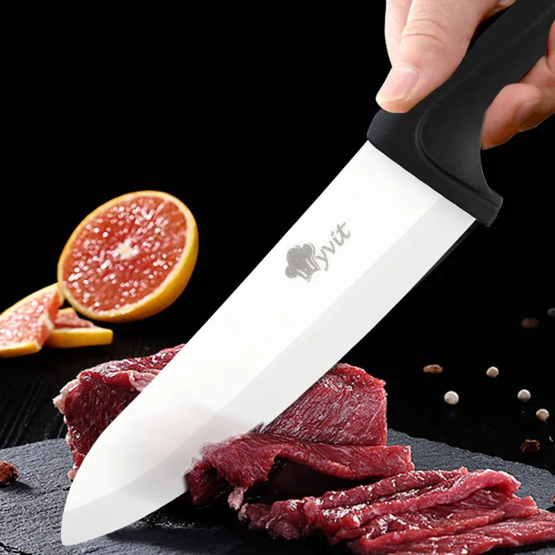 Ceramic Knife Set Bread Chef Petty Kitchen Knives Sashimi Sushi Knife Meat Slicing Fruit Vegetable Nakiri Knives