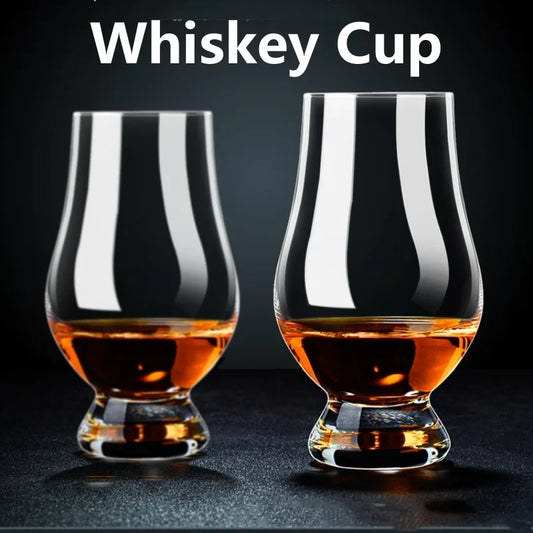 1/6PCS 200ML Whiskey Cup Set Transparent Lead Free Clear Crystal Glass Wine Cup Spirits Wine Scotch Durable Drinking Glasses Mug