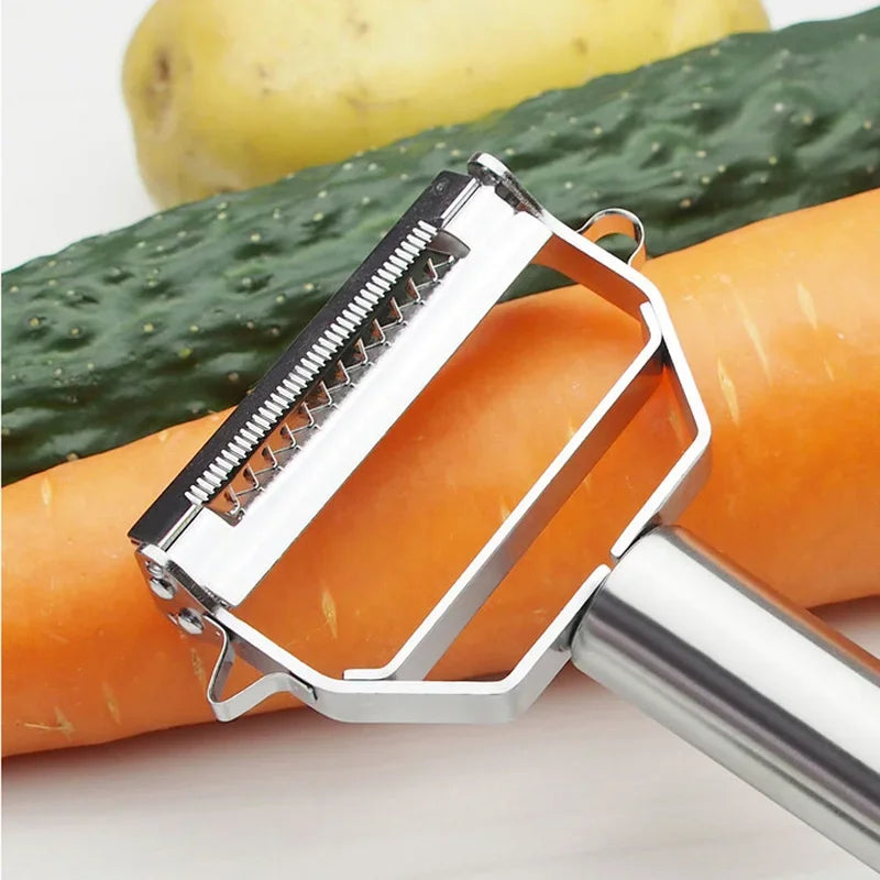 Stainless Steel Fruit & Vegetable Peeler Julienne Cutter Tools Multifunction Potato Carrot Peelers Grater Kitchen Gadgets